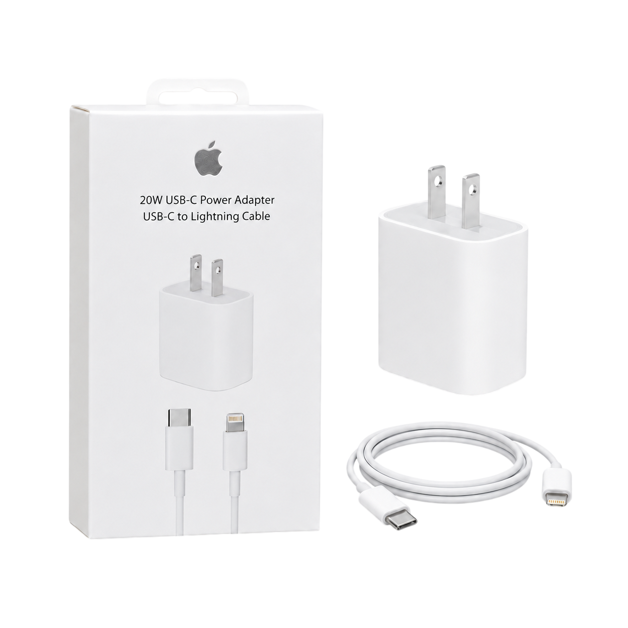 Cargador 20W USB-C + Cable Lightning
